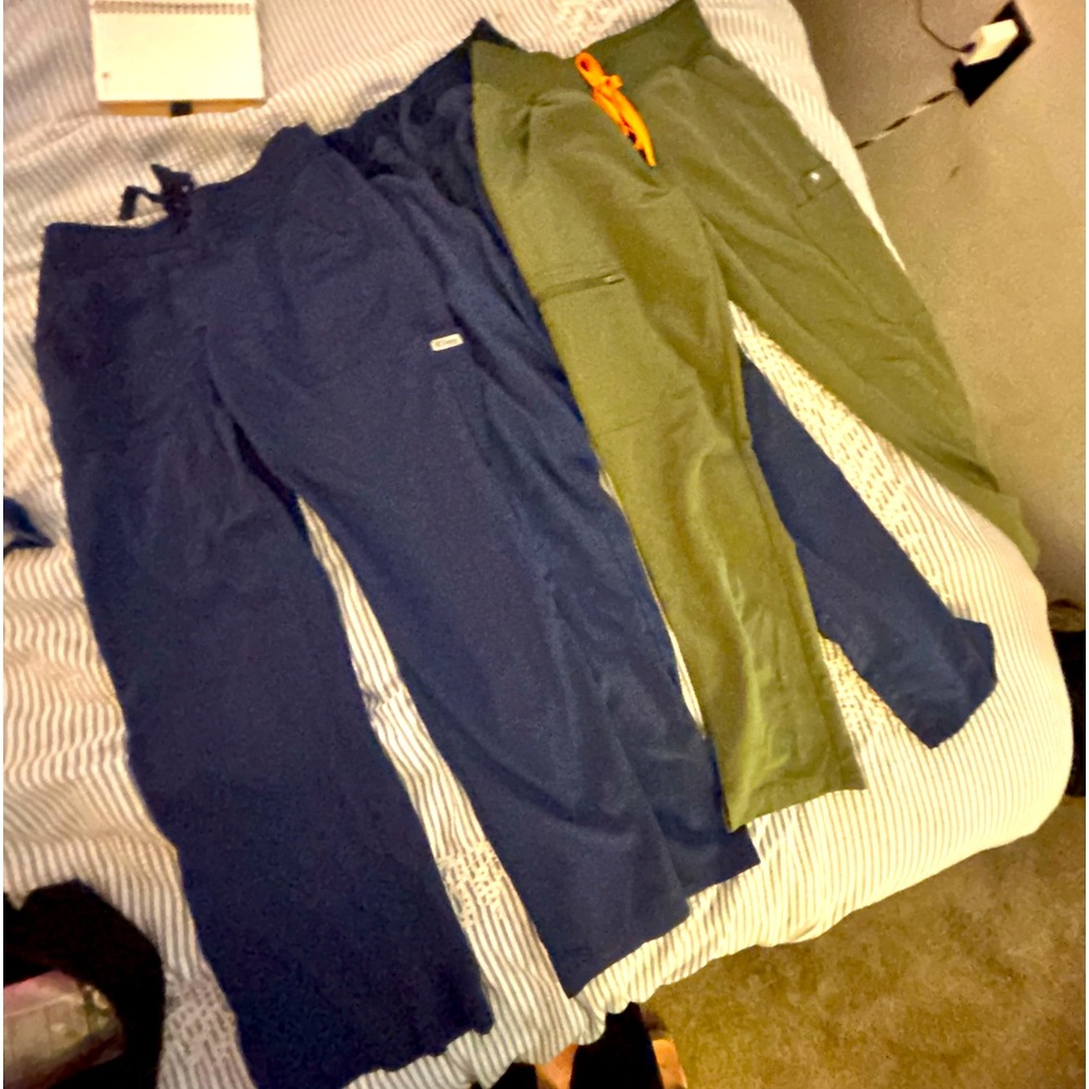 Three pairs of scrub pants-please see below